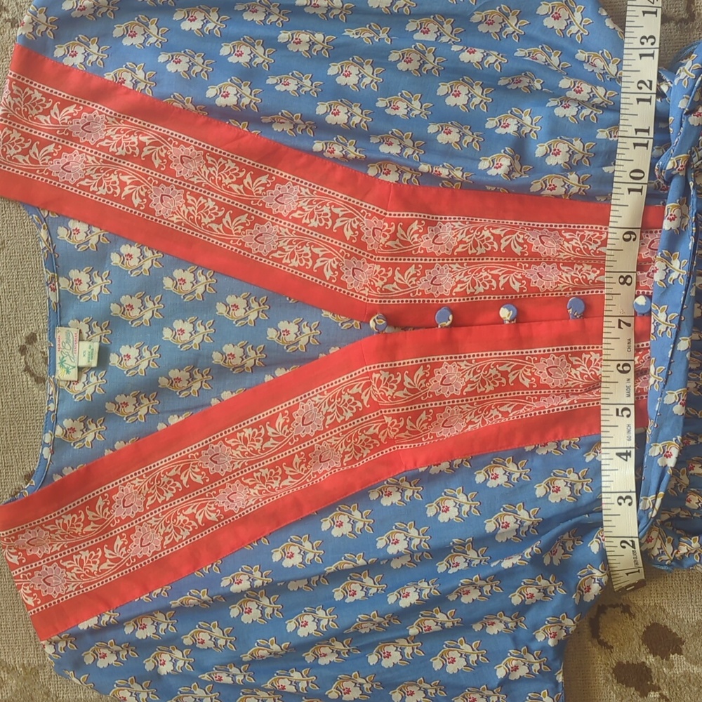 J. Crew Blue and Pink Floral Maxi Dress - Picture 3 of 7